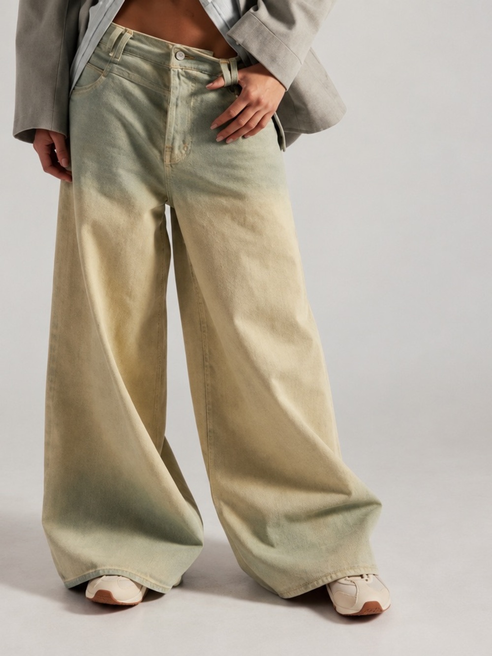 Free People Give &Take Wide-Leg Jeans